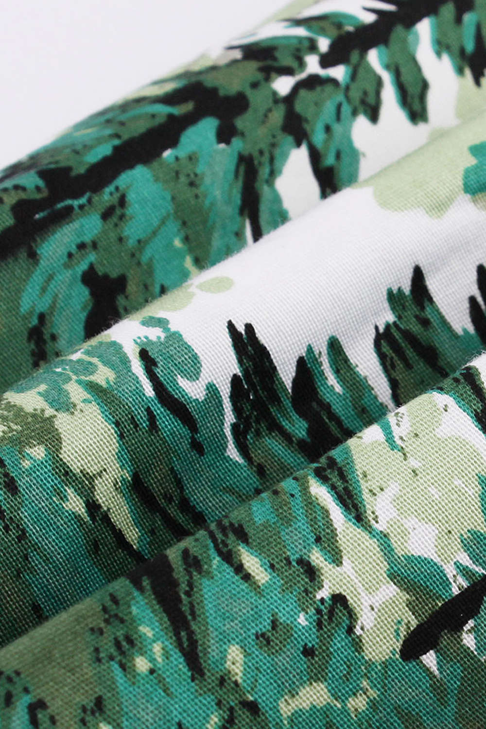 Iyasson Print Pleated Midi Skirt