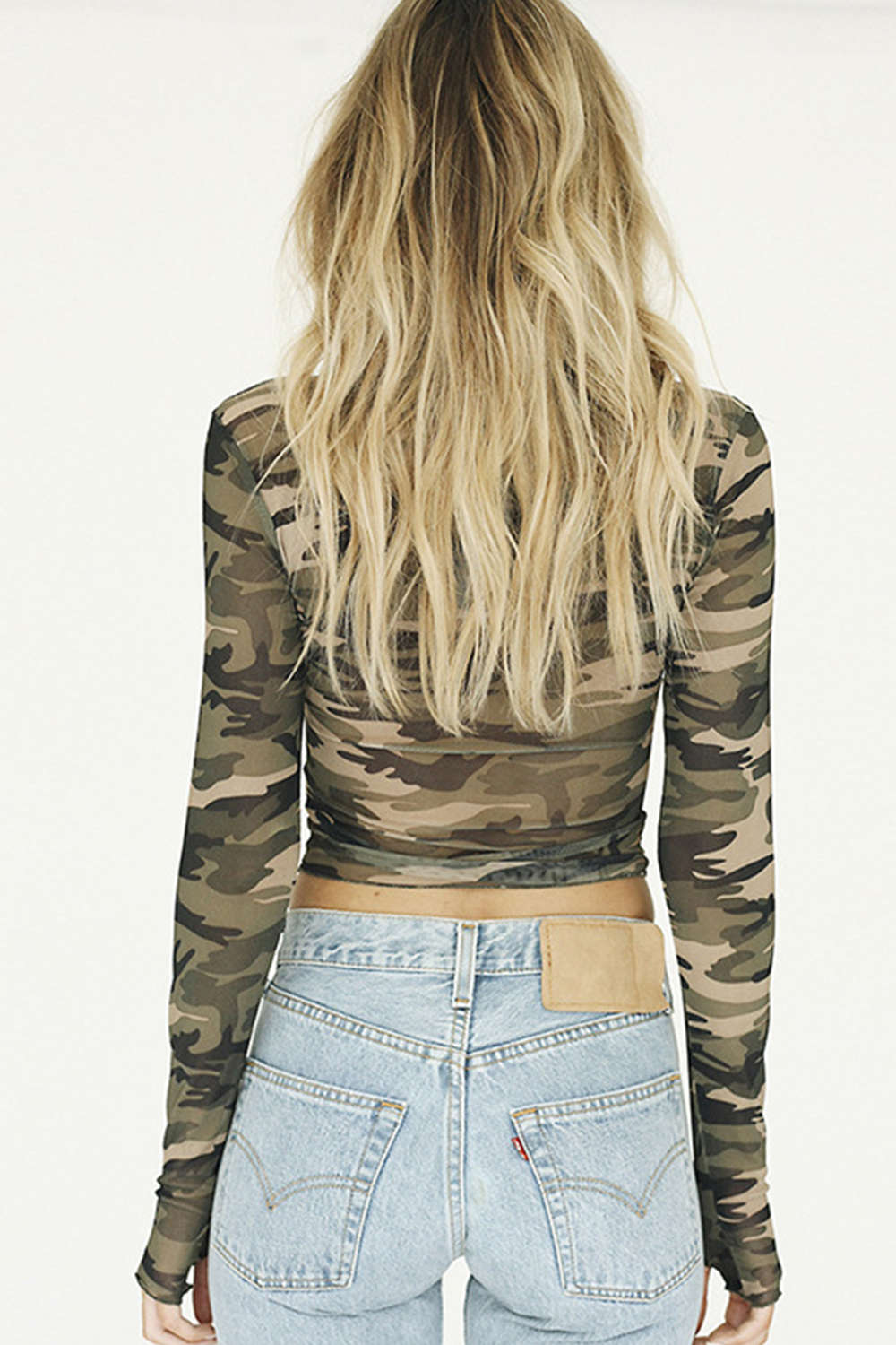 Iyasson Camo Print T-shirt