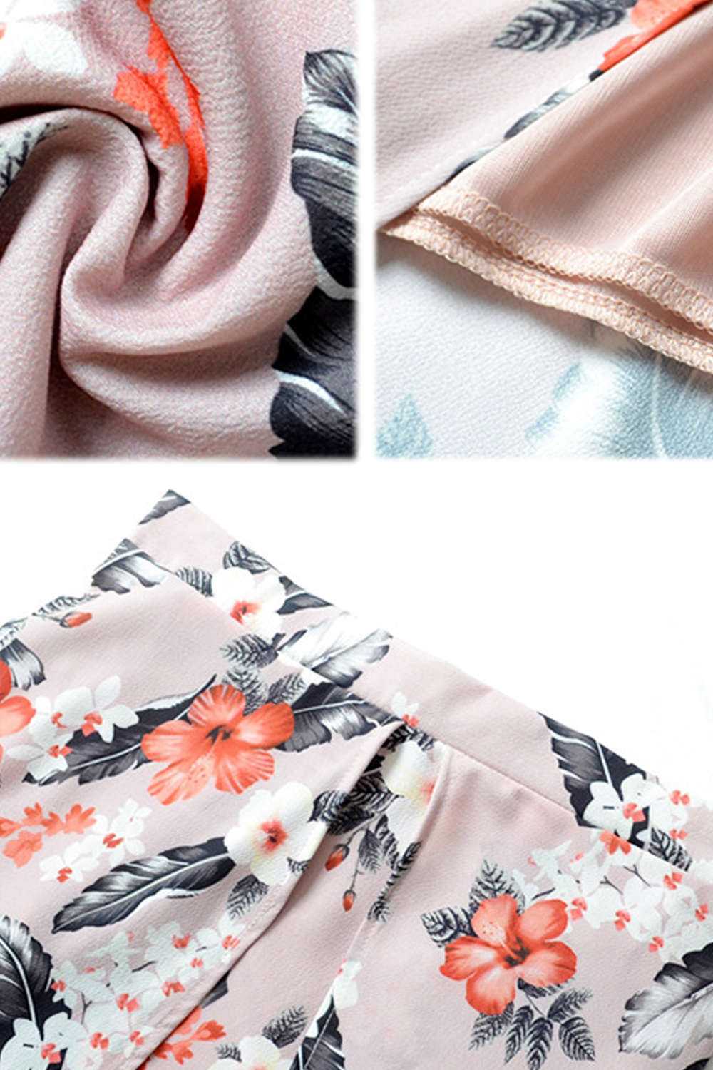 Iyasson Women's Floral Print Off-Shoulder Two Piece Maxi Dress