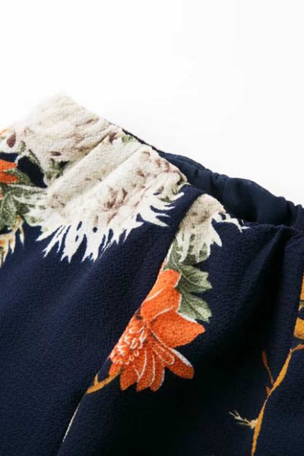 Iyasson Women Floral Print Off Shoulder Bell Sleeve Rompers