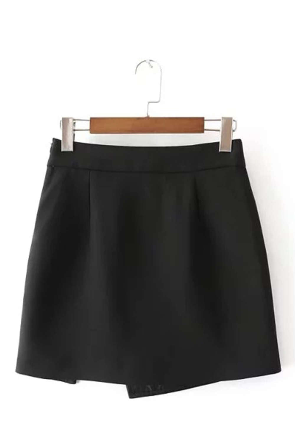 Iyasson High Waist Faux Wrap Mini Skirt