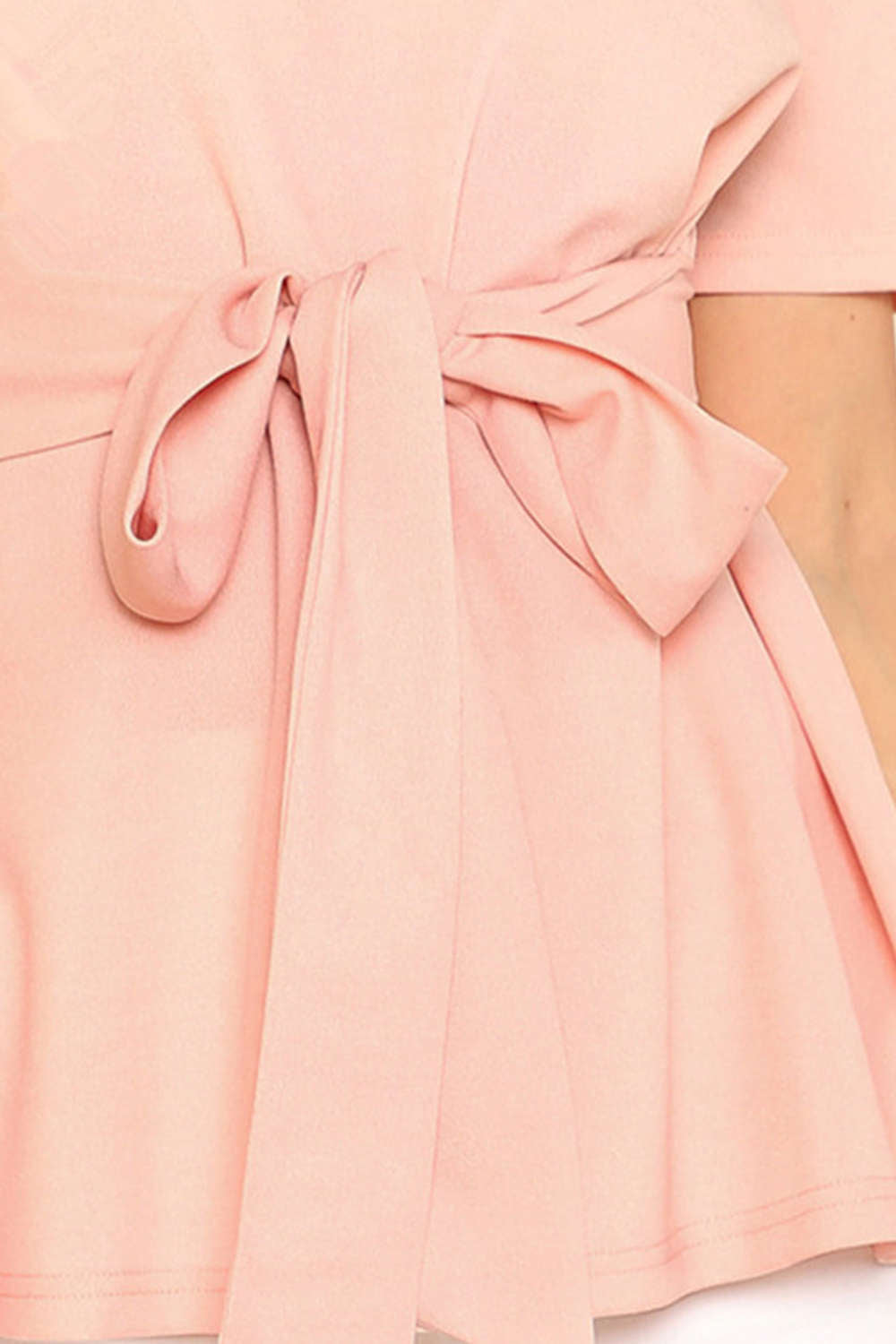 Iyasson Tie Waist Open Back T-shirt