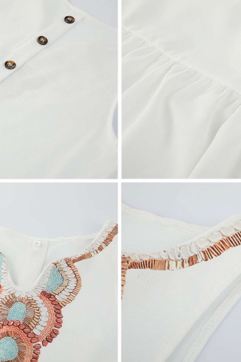 Iyasson Cute Peplum Hem Floral Tent Dress