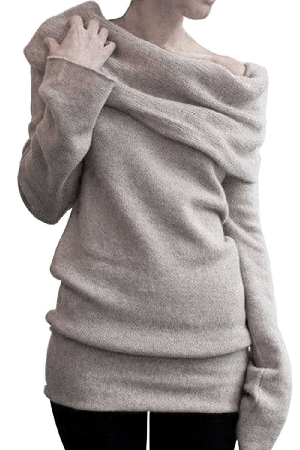 Iyasson Women's Off-shoulder Sweater