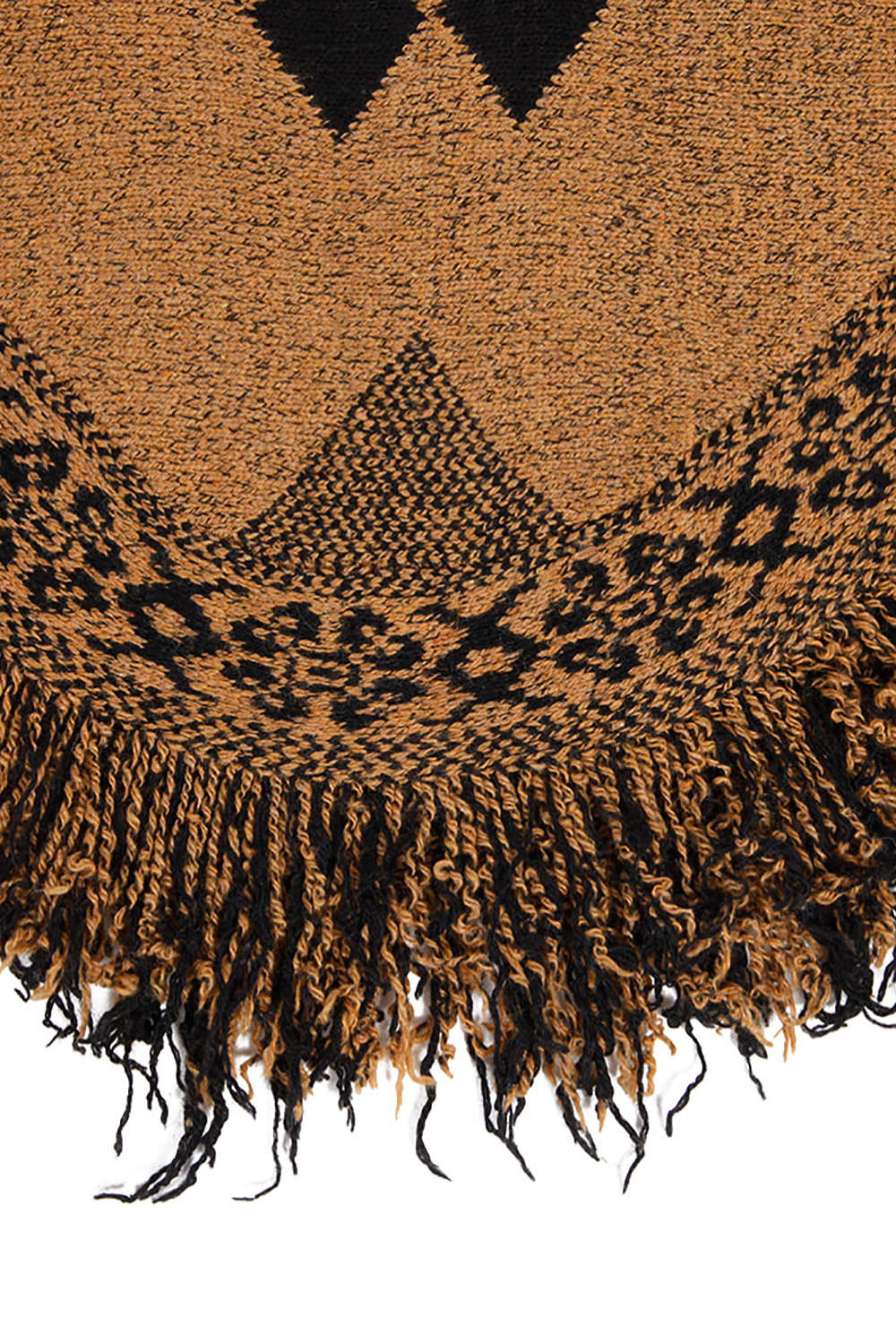 Iyasson Cute Tassel Poncho Batwing Cape Shawls Sweater