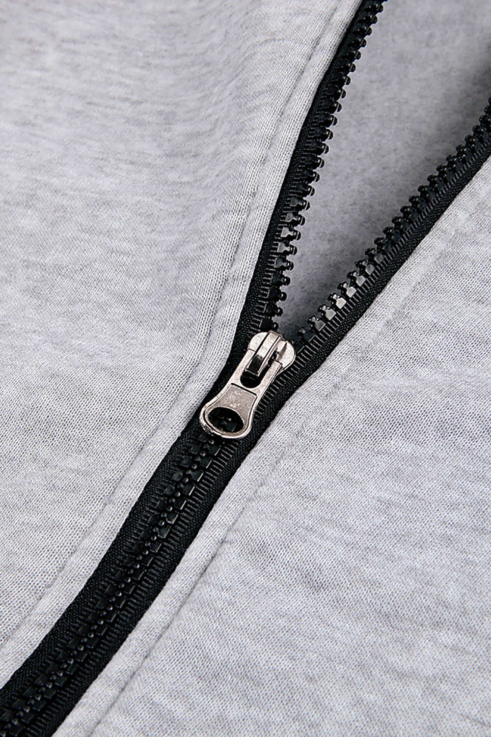 Iyasson Front Zip Long Sleeve Hoodie