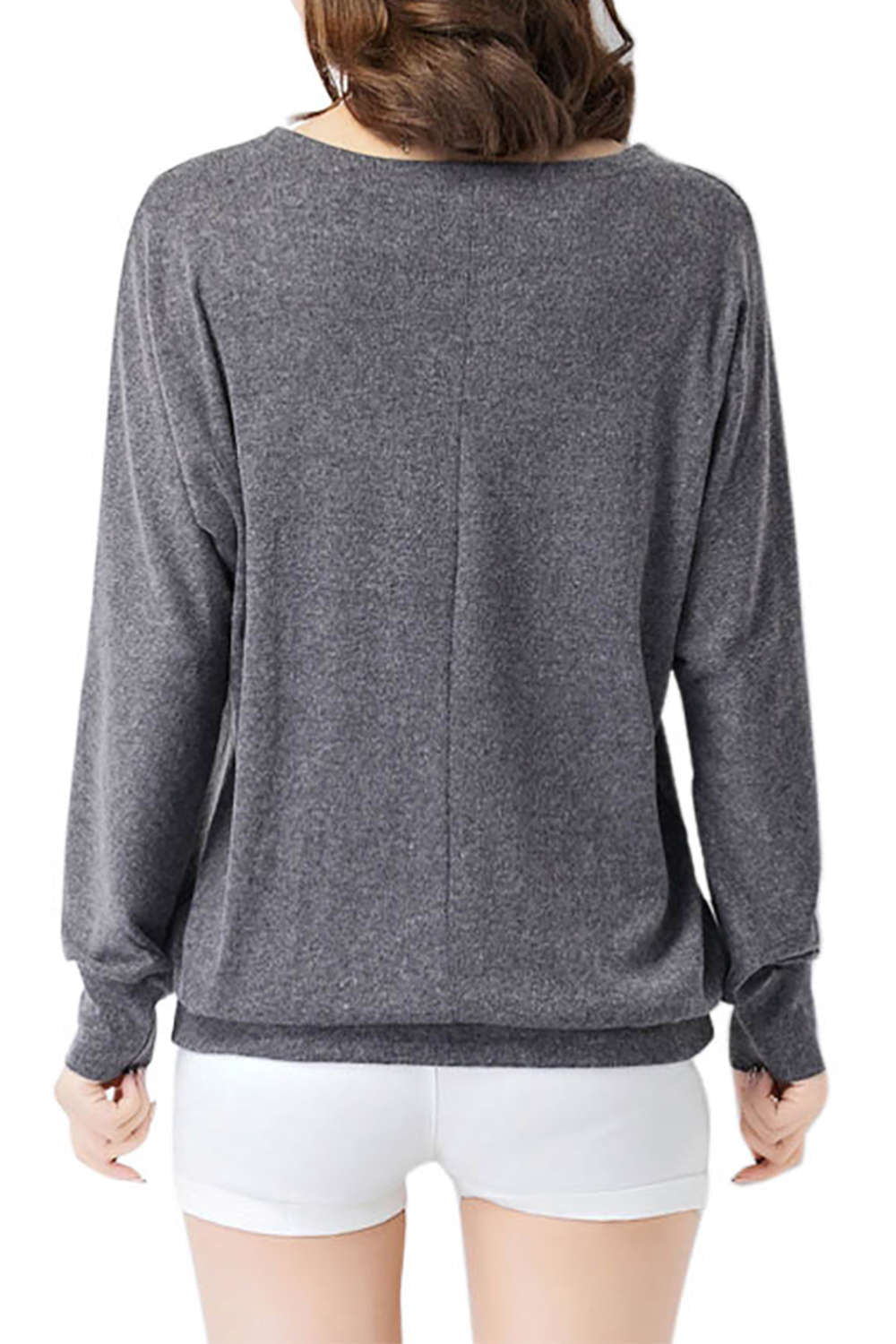 Iyasson Women's Casual Pullover Baggy Sweatshirt