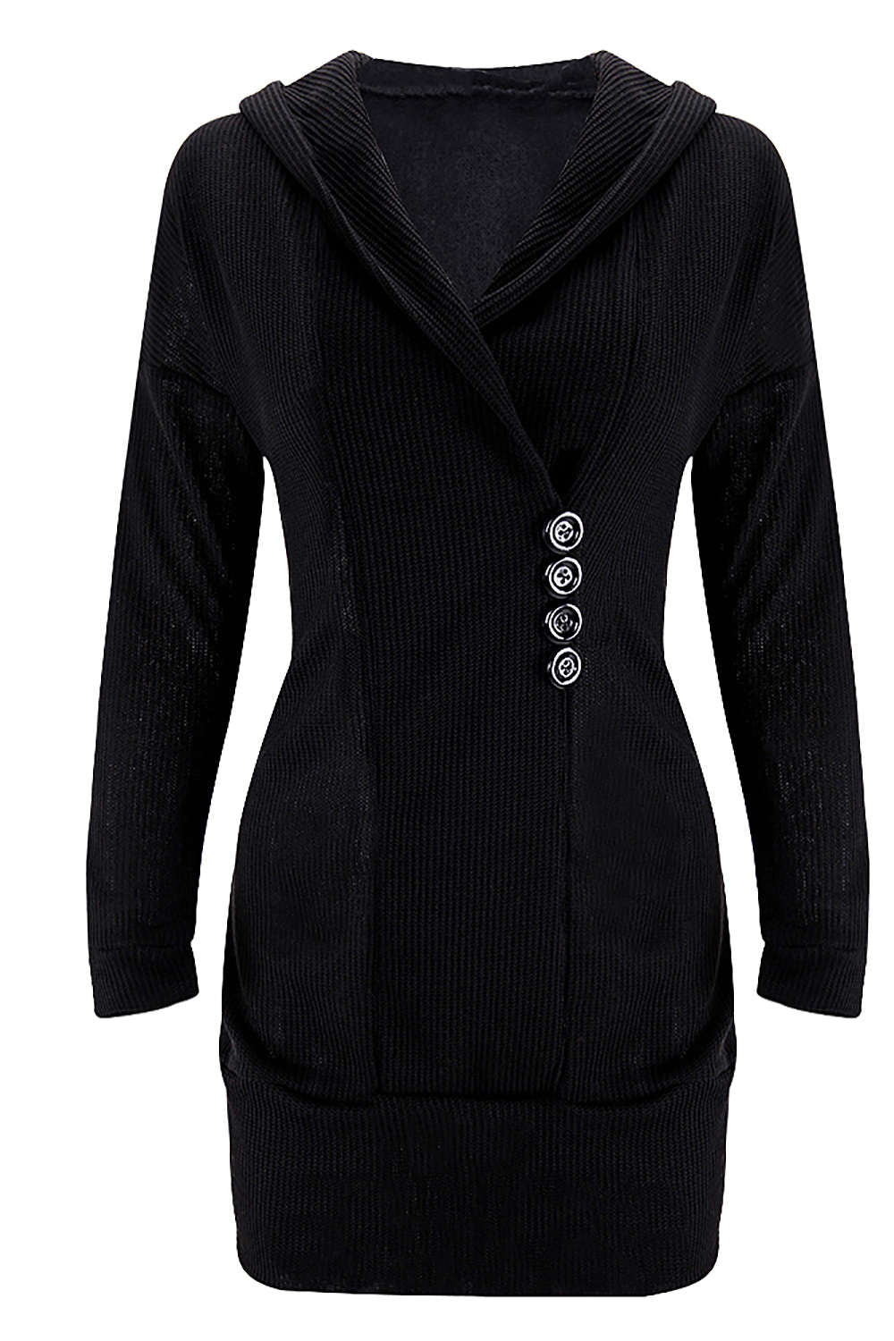 Iyasson Women's Autumn Long Sleeve Knitted Casual Sweater Hoodie