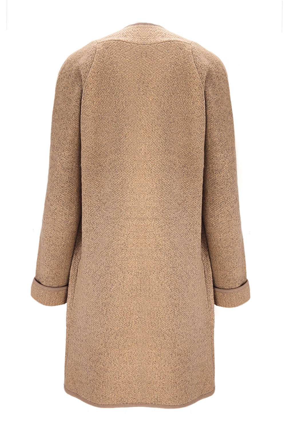 Iyasson Women's Open Front Shawl Collar Blend Coat