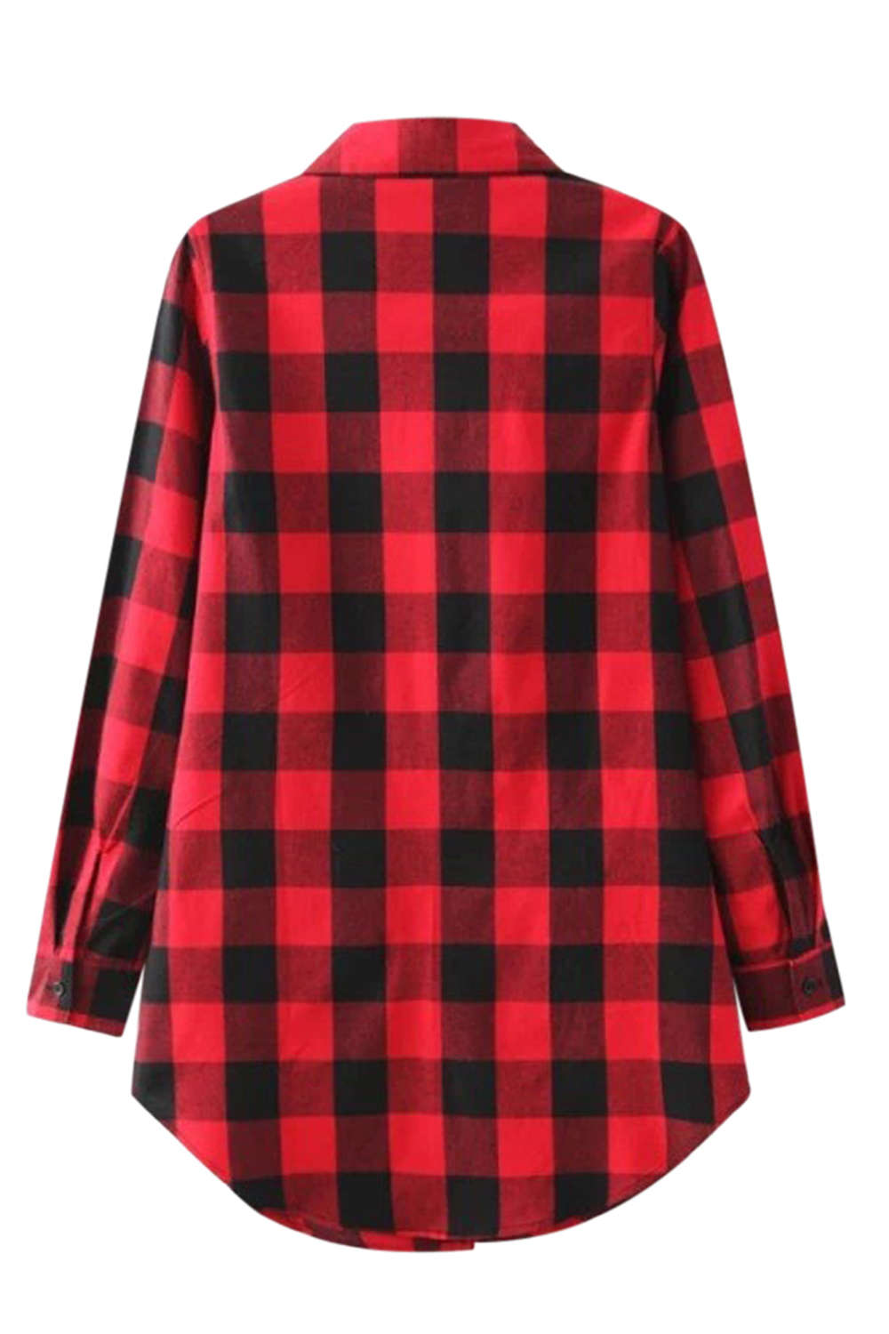 Iyasson Women Plaid Long Sleeve Boyfriend Shirt
