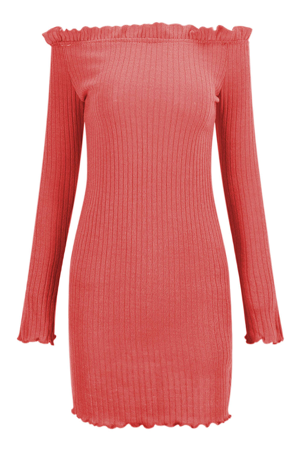 Iyasson Sexy Off Shoulder Bodycon Dress