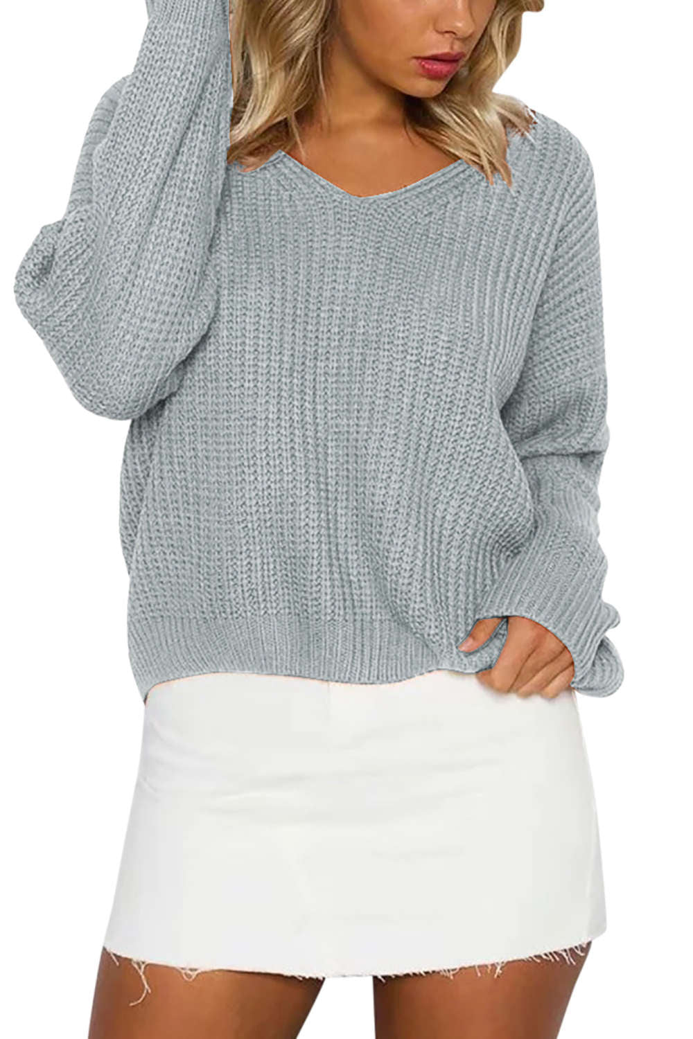 Iyasson Lace Up Back Jumper