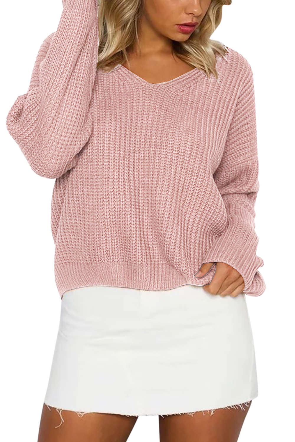 Iyasson Lace Up Back Jumper