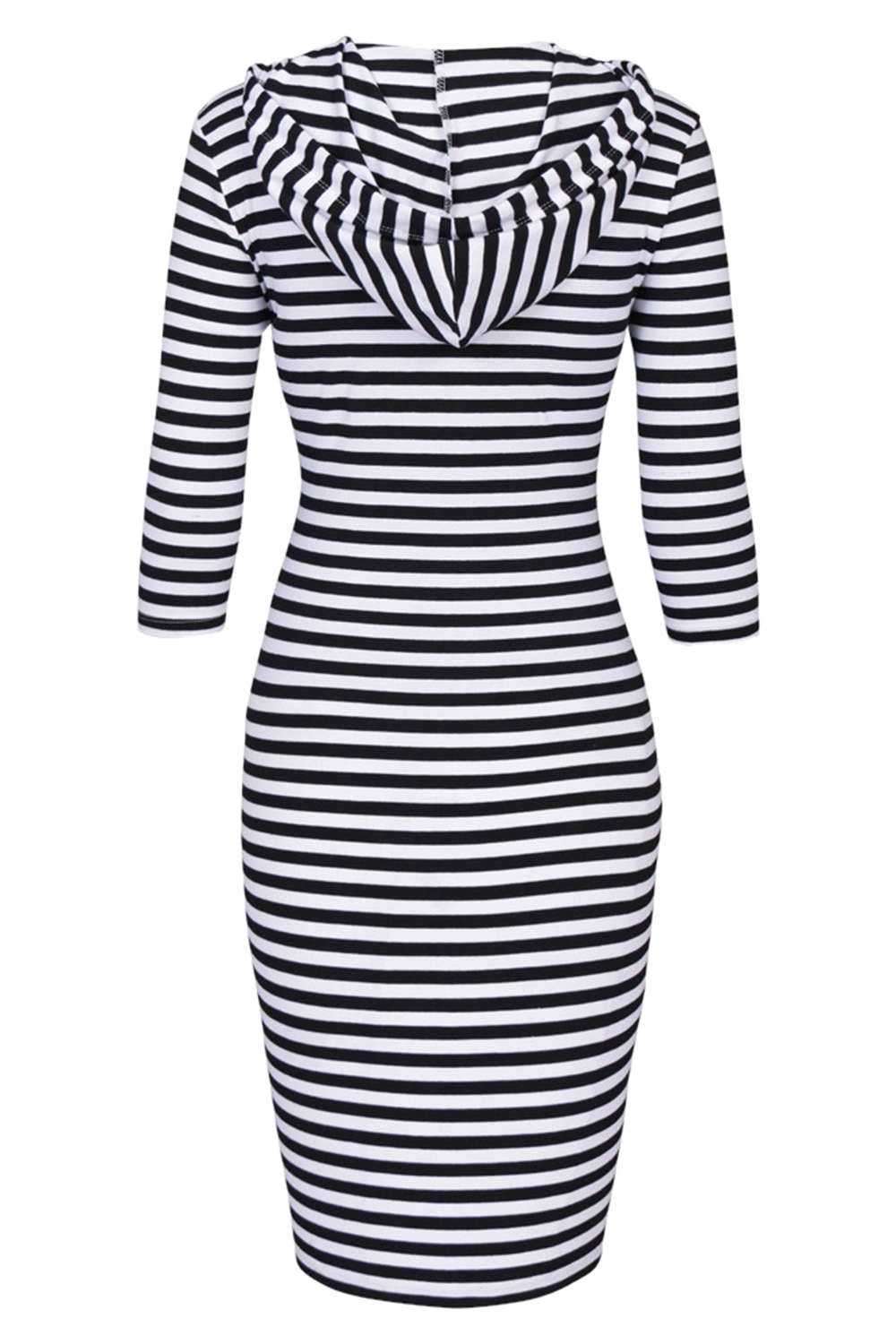 Iyasson Bodycon Mini Hoodie Dress