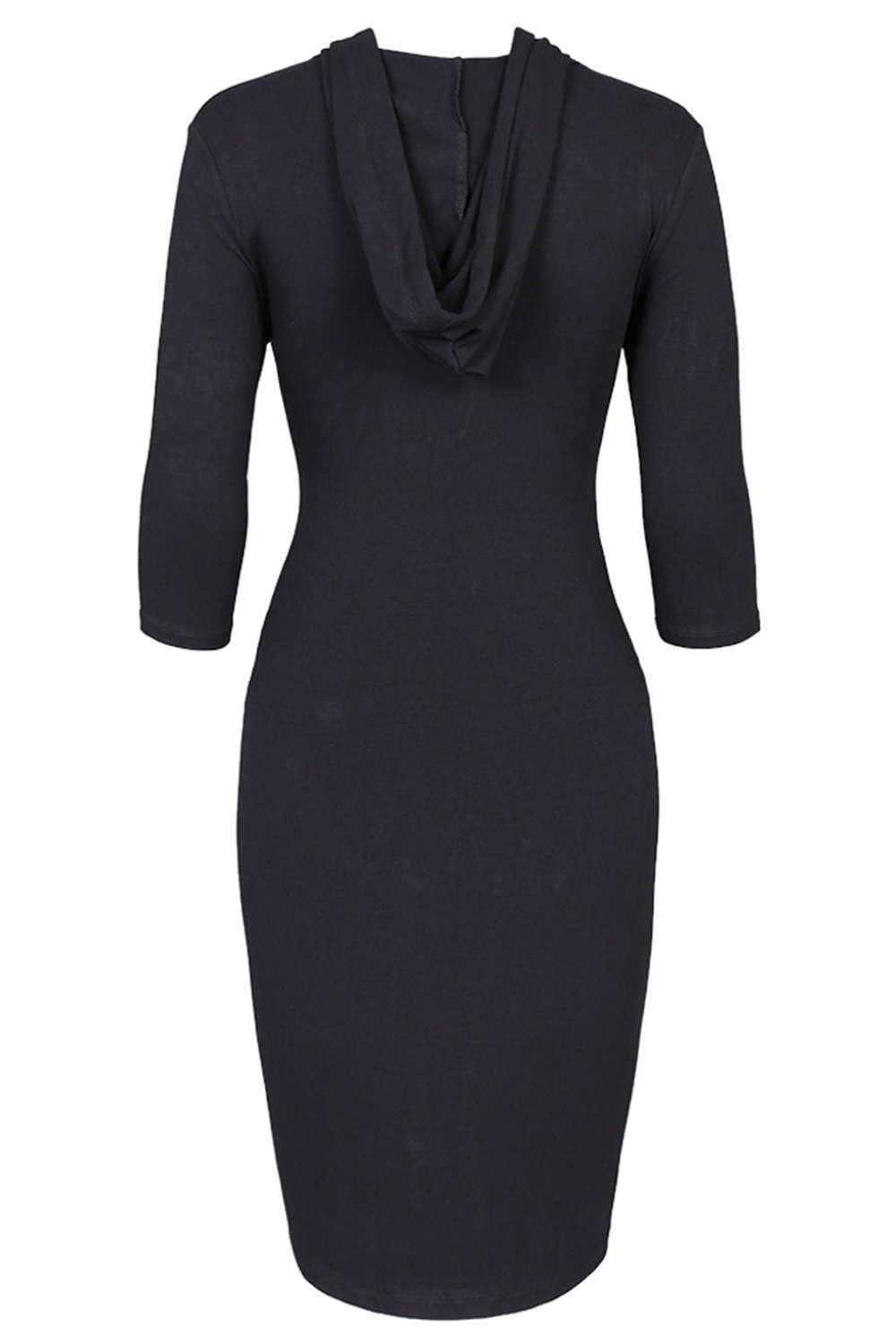 Iyasson Bodycon Mini Hoodie Dress