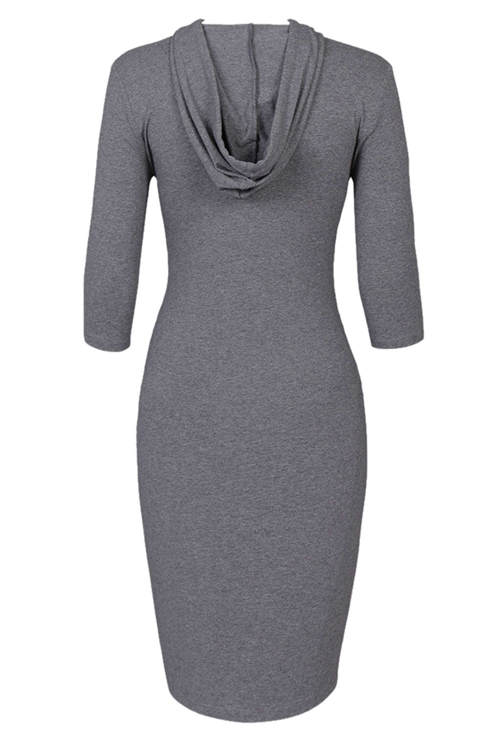 Iyasson Bodycon Mini Hoodie Dress