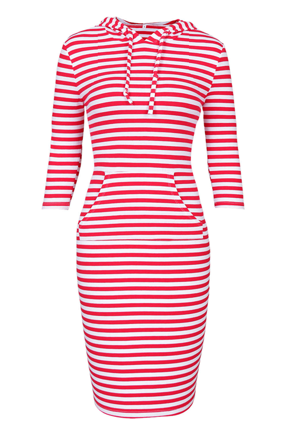 Iyasson Bodycon Mini Hoodie Dress