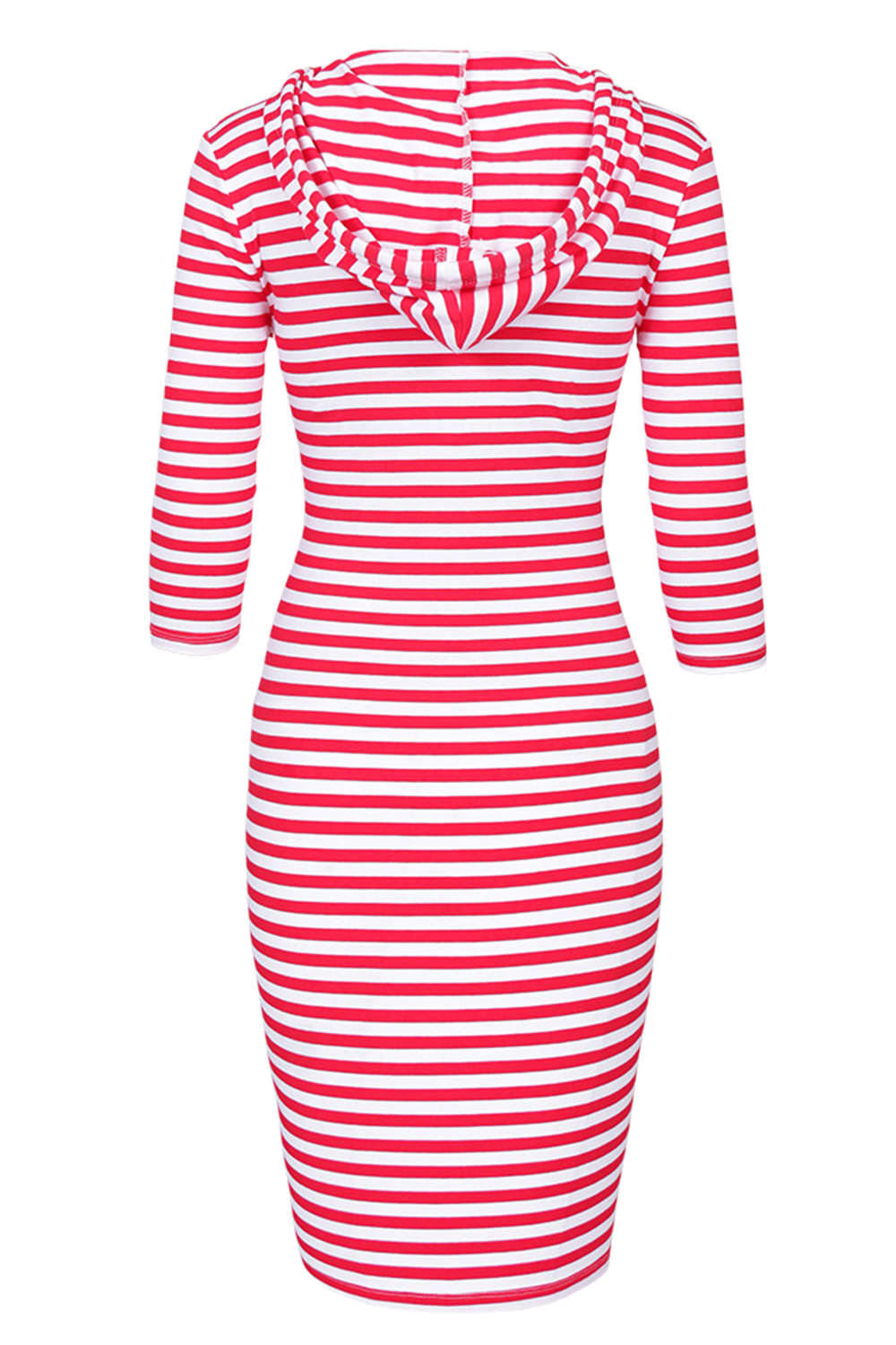 Iyasson Bodycon Mini Hoodie Dress