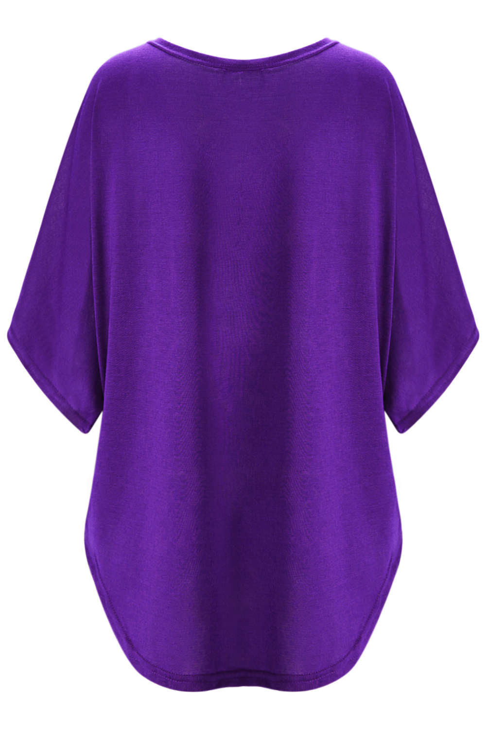 Iyasson Women's Plus Size Batwing Sleeve Tops