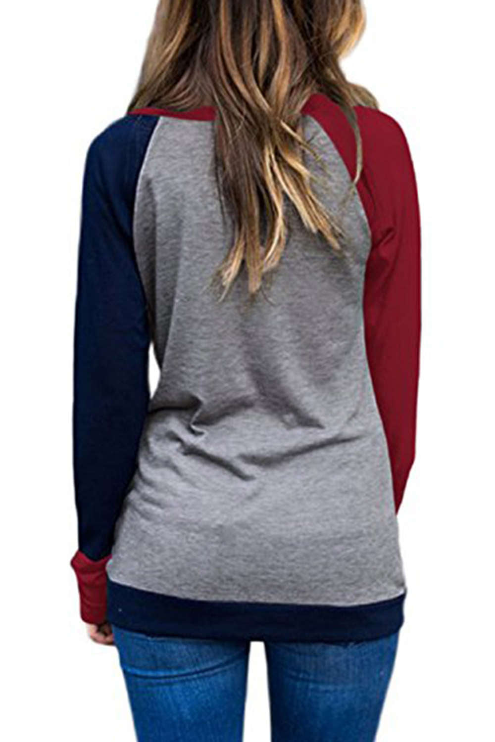 Iyasson Long Sleeve T-shirt In Pastel Colour Block