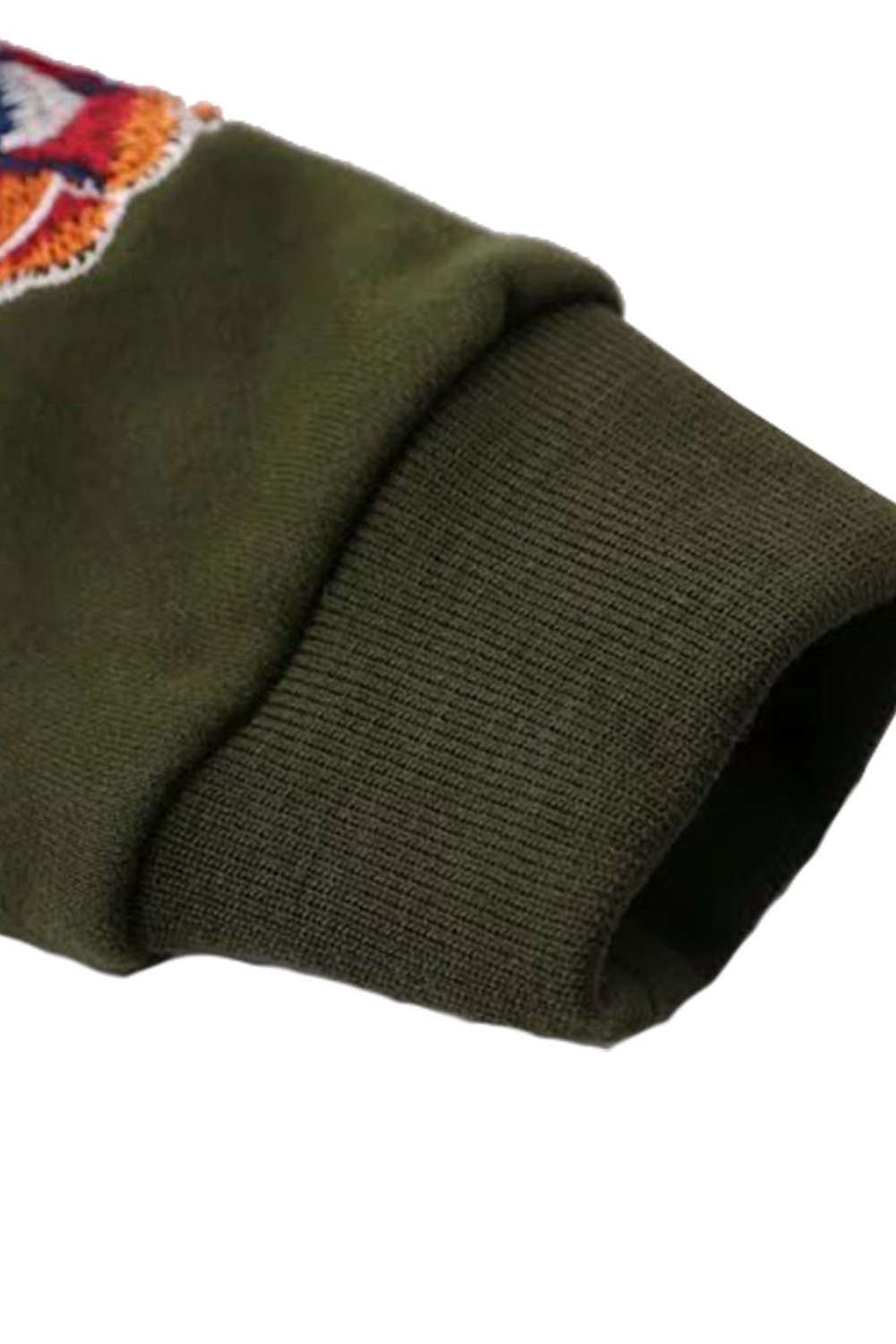 Iyasson Floral Embroidered Crew Neck Sweatshirt