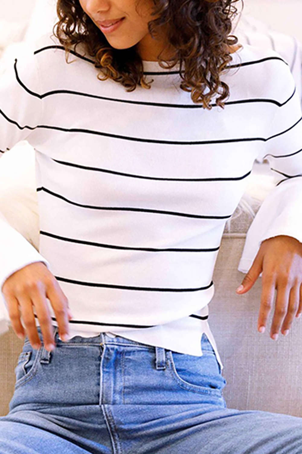 Iyasson Ladies Autumn Casual Knit Sweater