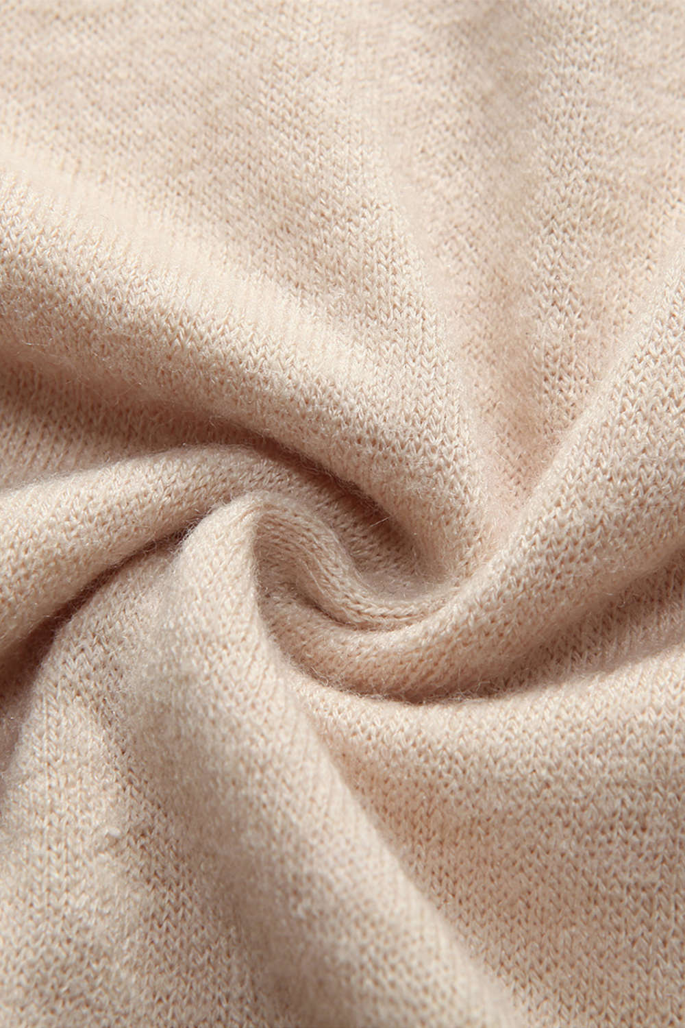 Iyasson Criss Cross V Neck Short Sweater Dress