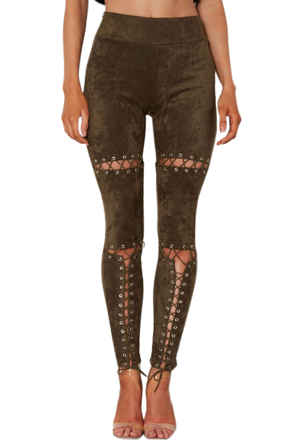 Iyasson Women's High Rise Skinny Pants