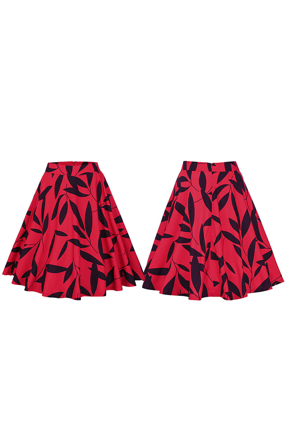 Iyasson Women's High Wasit A Line Skirt