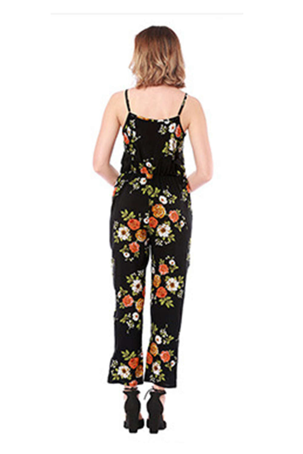 Iyasson Women's Floral Print Jumpsuits
