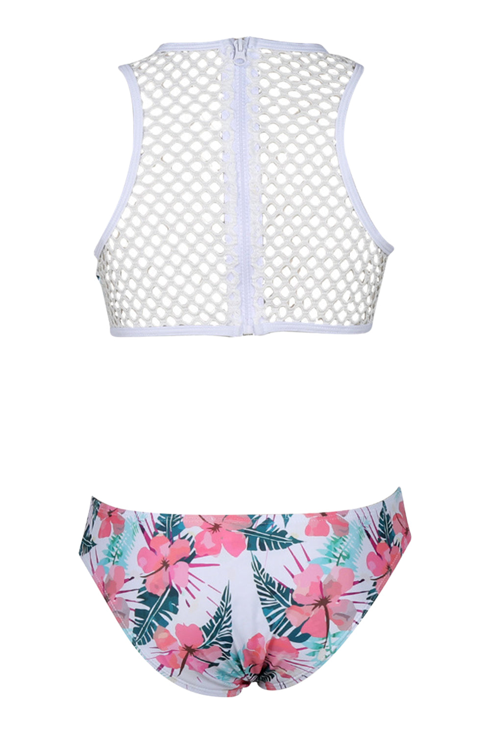 Iyasson Floral Printing Trendy Sport Style Bikini Set