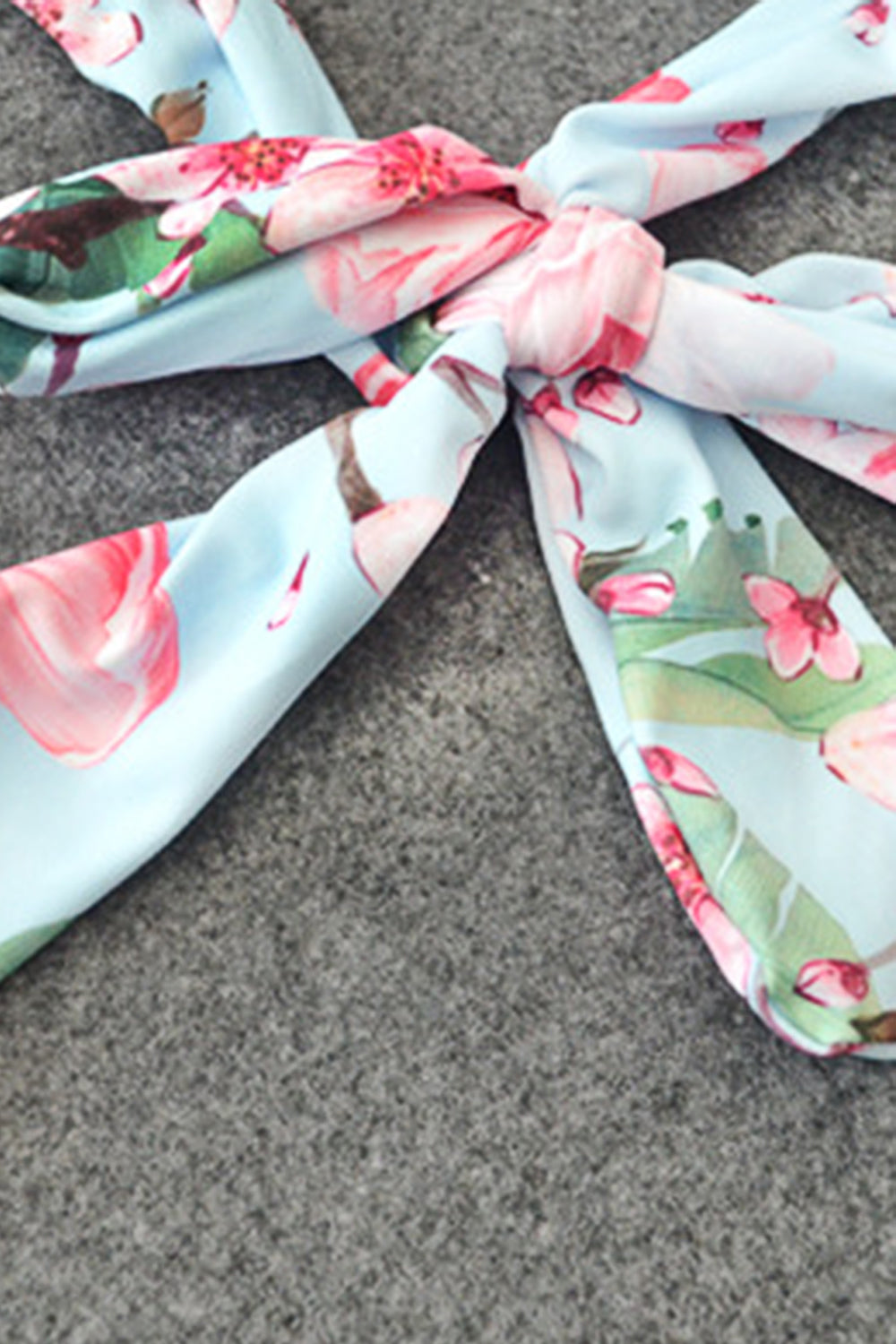 Iyasson Floral Printing High-waisted fit Falbala Bikini Sets