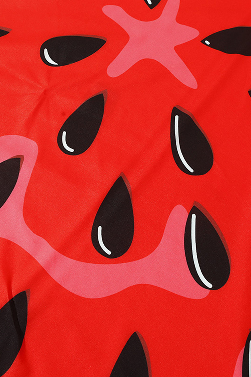 Iyasson Cute Watermelon Printing Round Beach Blanket