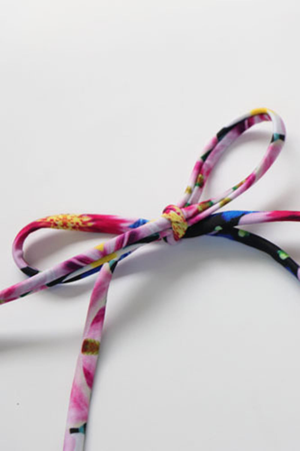 Iyasson Floral Printing Triangle cup Bikini Set