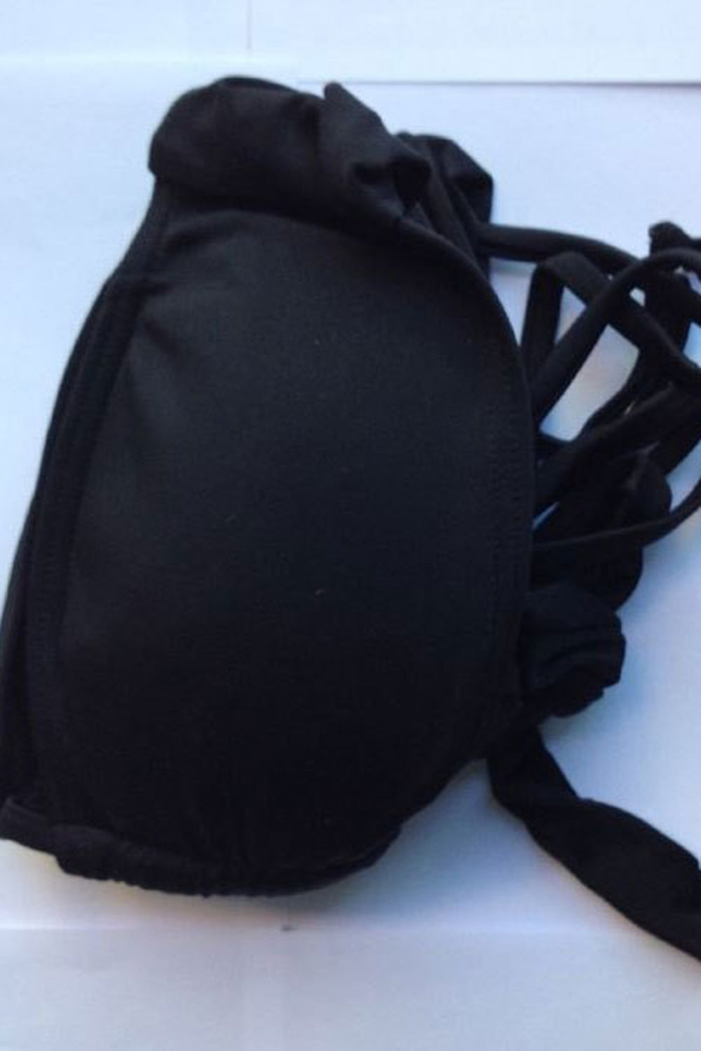 Iyasson Sexy Front Cross Bikini Top  with Double-string Bottom