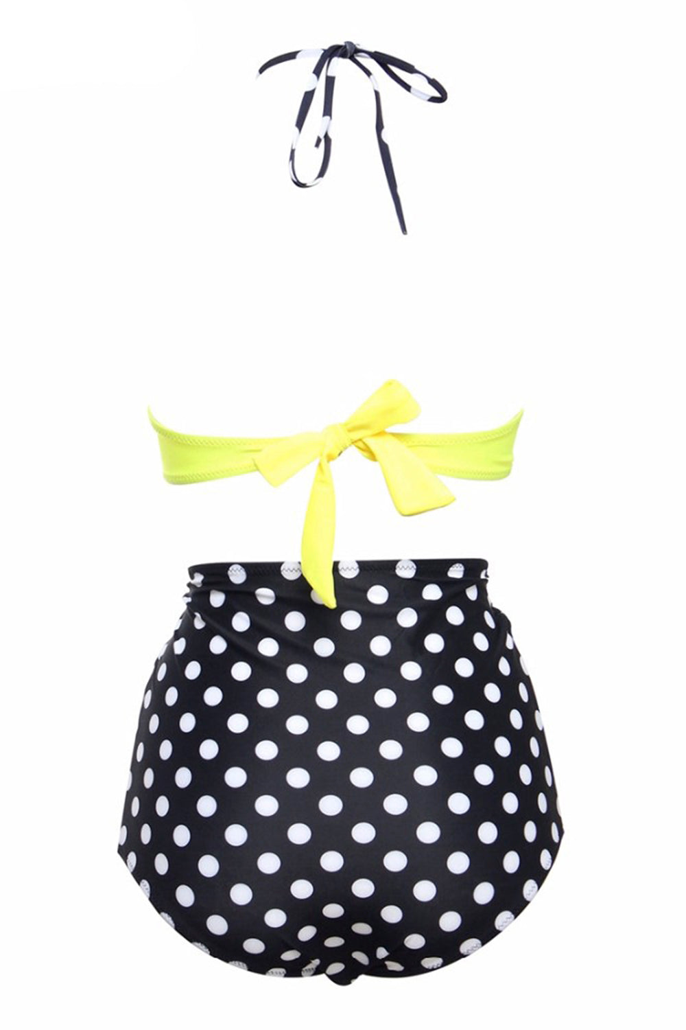 Iyasson Coin dot Printing Vintage bathing suits