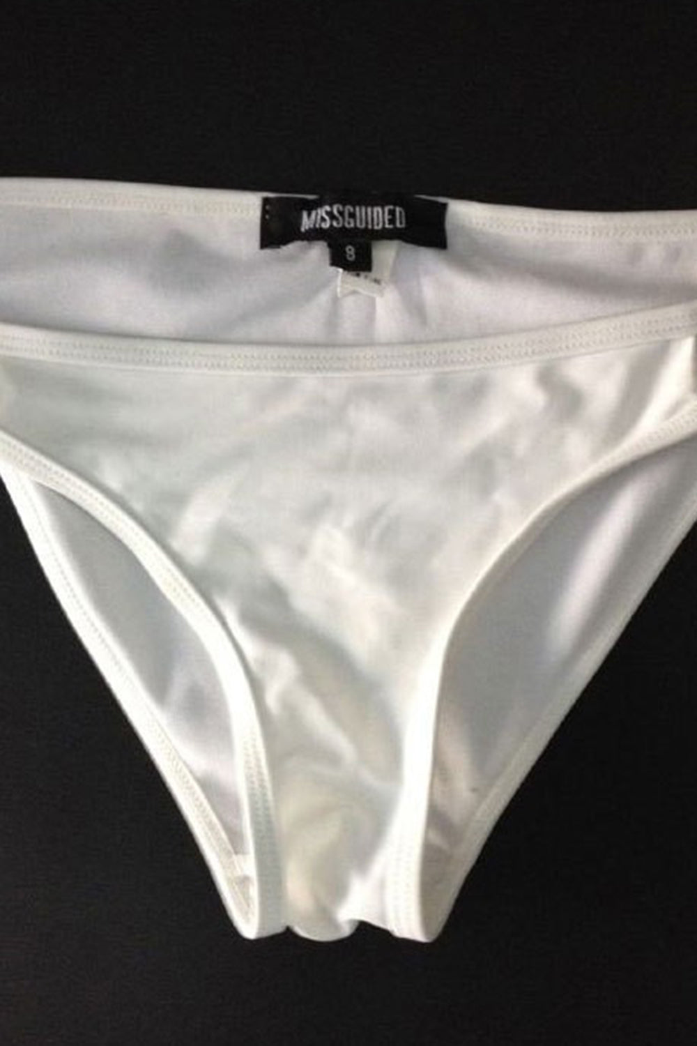 Iyasson Sexy Front Cross Bikini Top  with Double-string Bottom