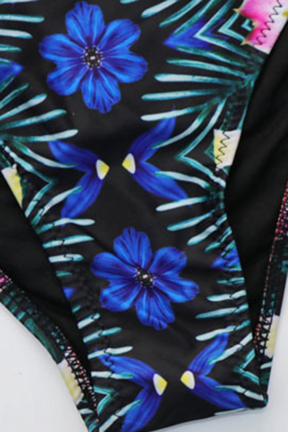 Iyasson Floral Printing Triangle cup Bikini Set