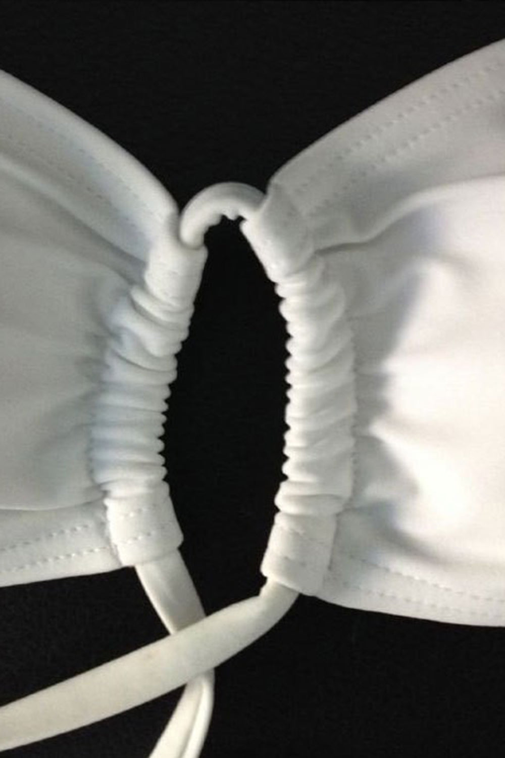 Iyasson Sexy Front Cross Bikini Top  with Double-string Bottom