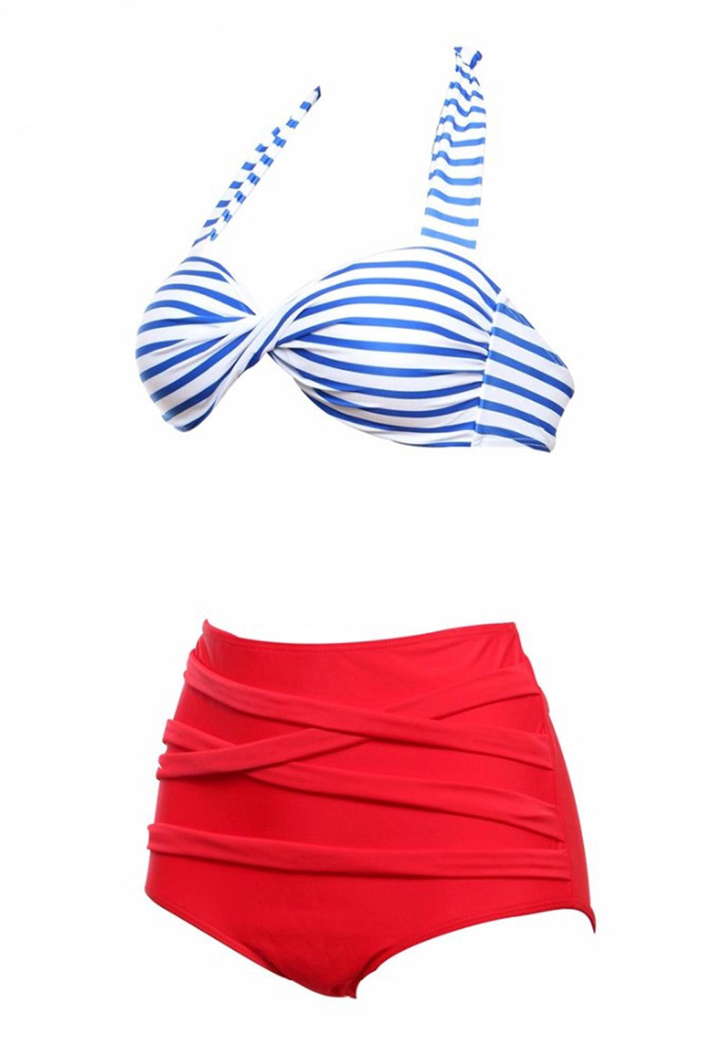 Iyasson Coin dot Printing Vintage bathing suits