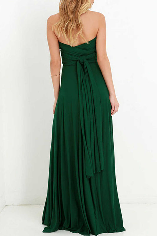 Iyasson Backless Front-Slit Long Prom Dress