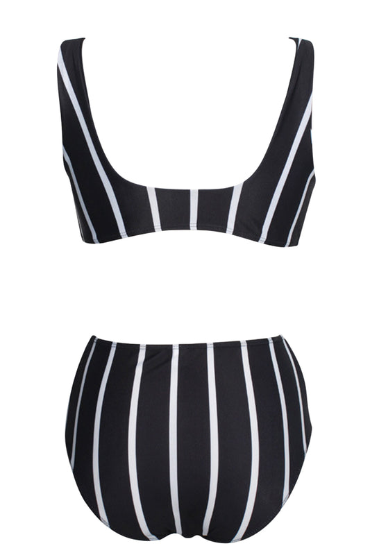 Iyasson Sweet Bow at Center Front Bikini Sets