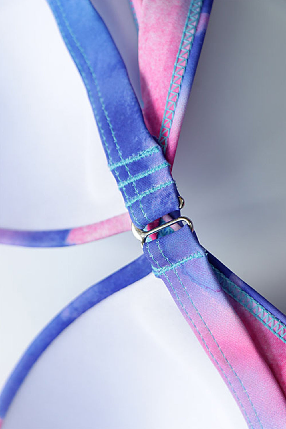 Iyasson New Scribble Foil Pattern Bikini Set