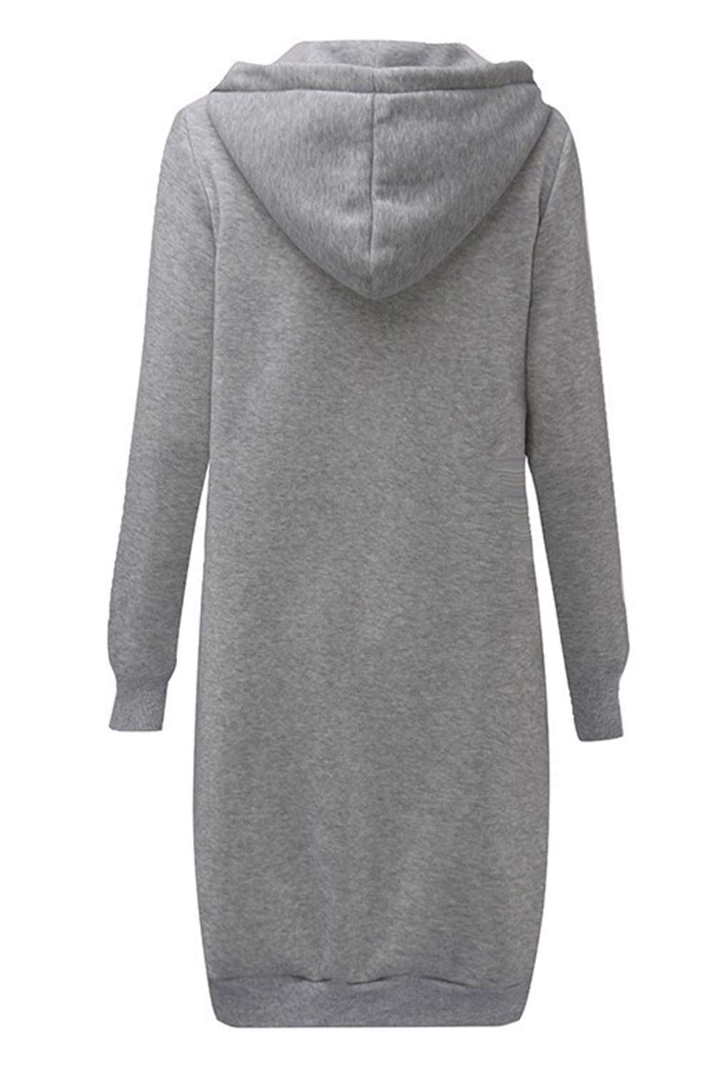 Iyasson Zipper Long Coat