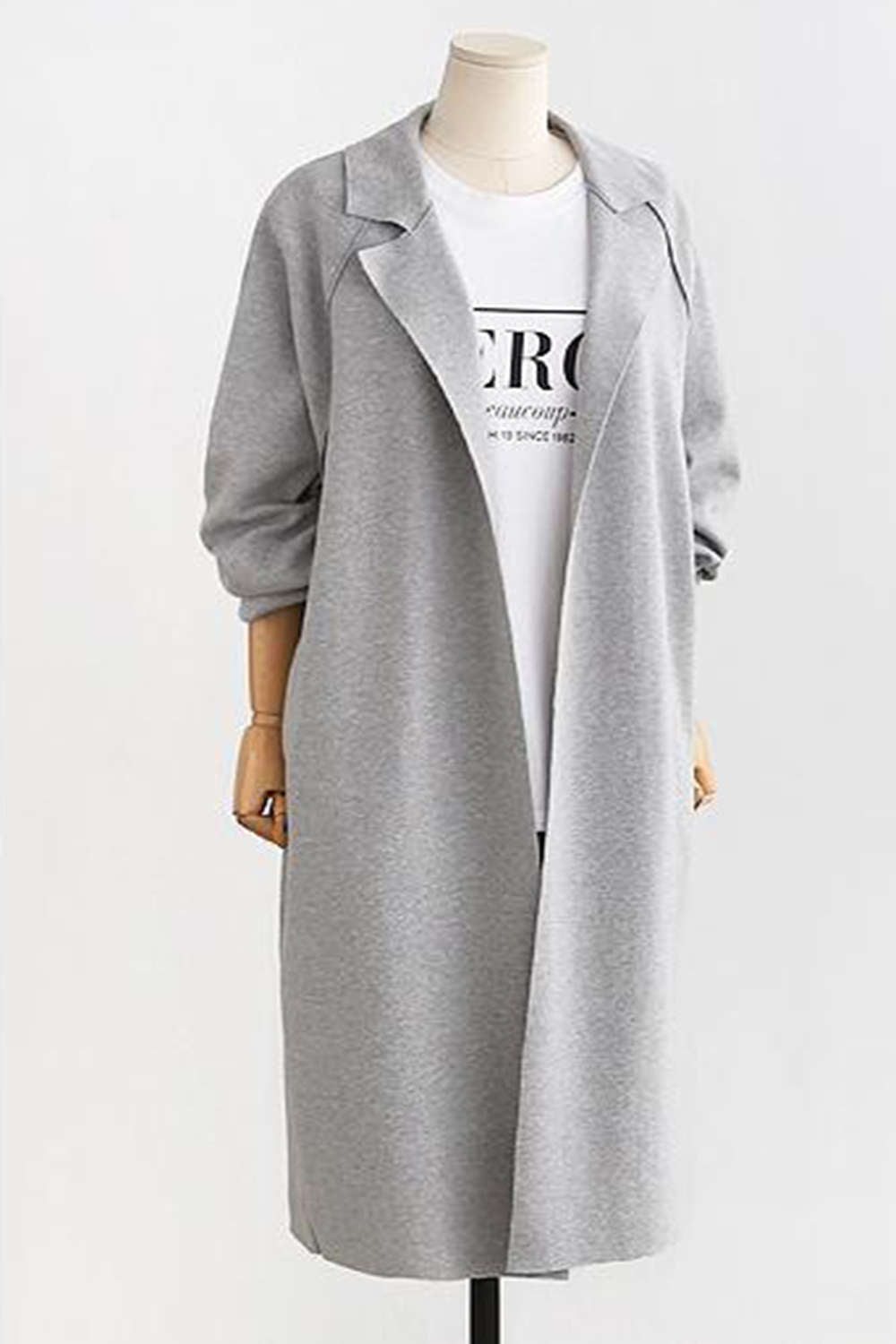 Iyasson Women's Loose Fit Blend Coat