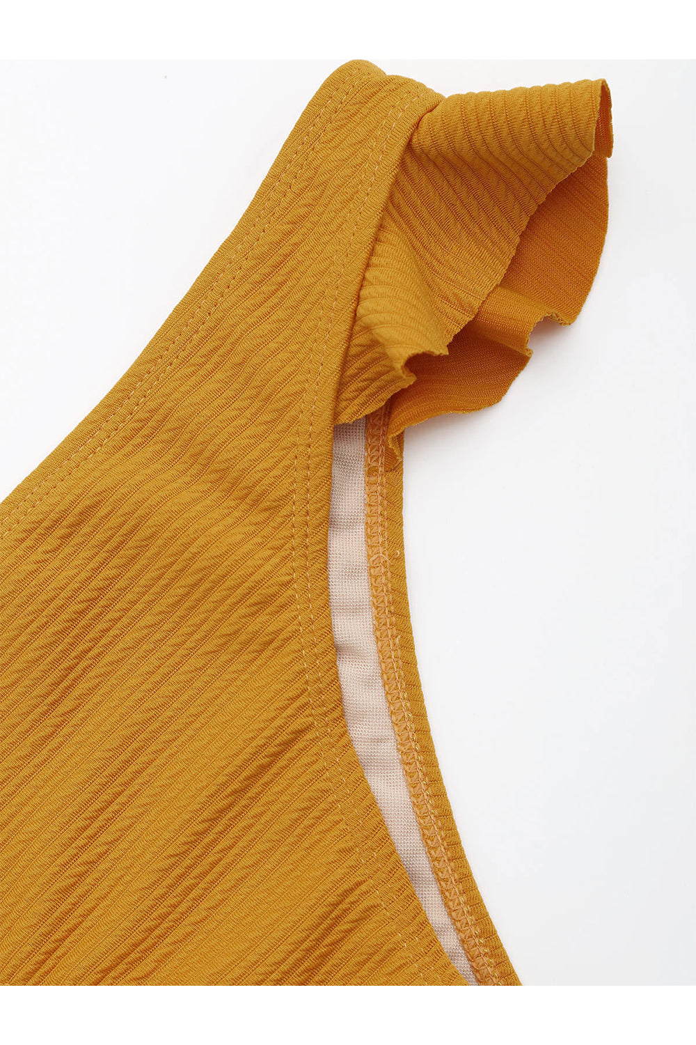 Iyasson Cute Solid-color Falbala Bikini Sets