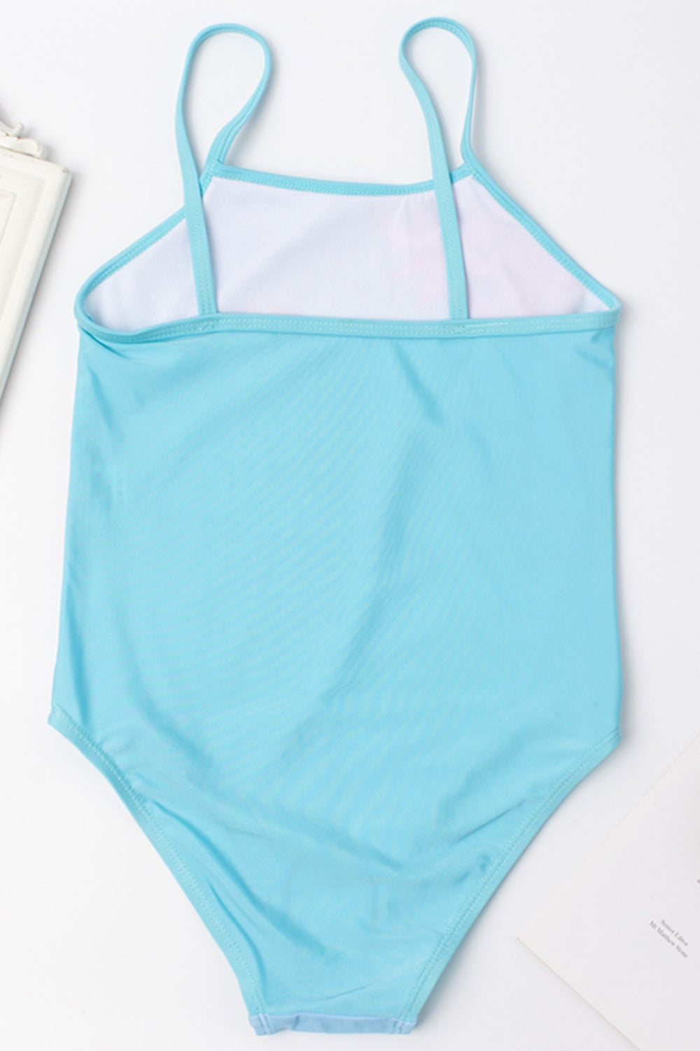 Girls Mermaid Printed One Piece Swimsuit