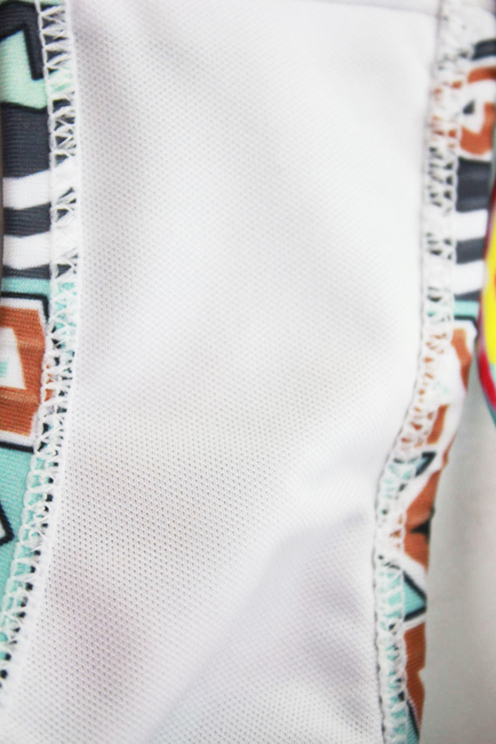 Iyasson Bohemia Print Halter Bikini Sets With Strappy Detailing