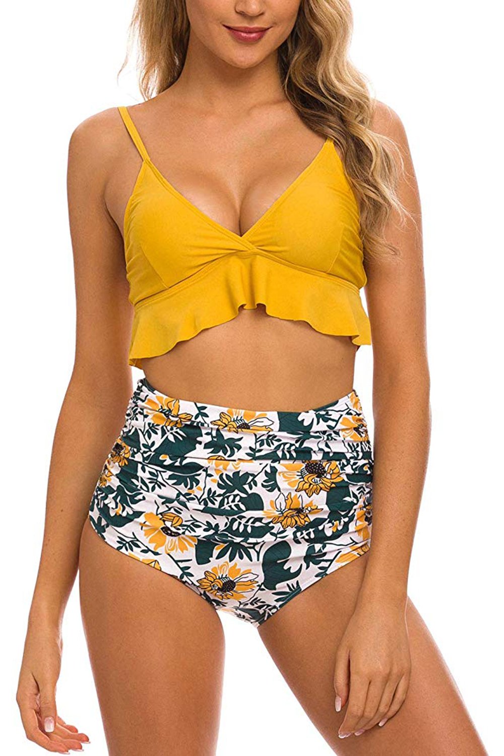High waisted bathing suits for tweens clearance