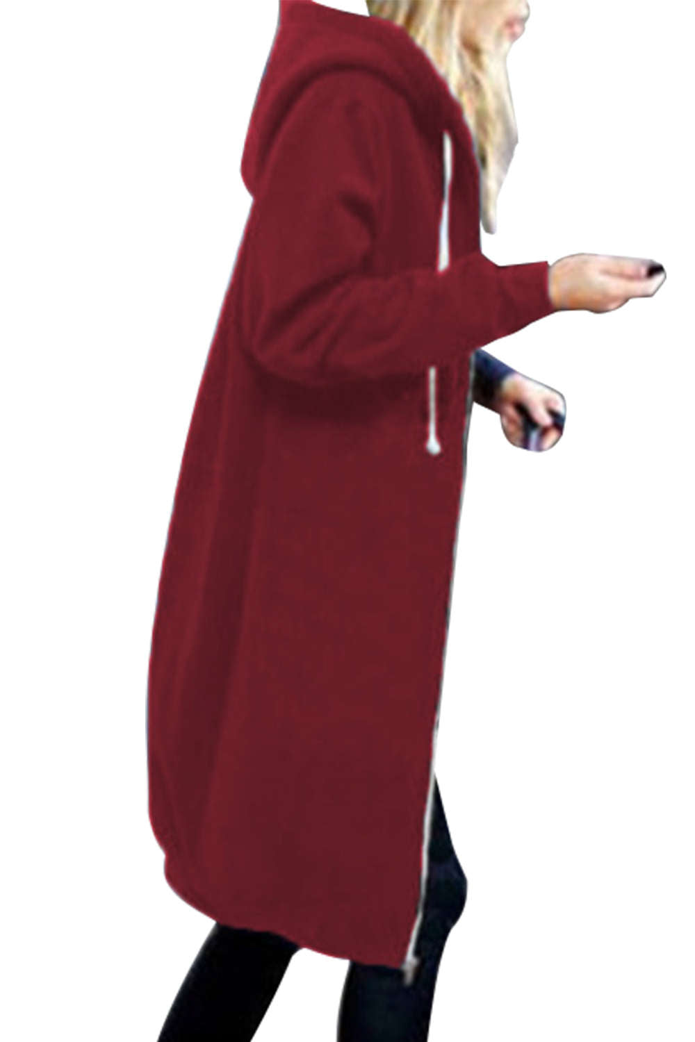 Iyasson Zipper Long Coat